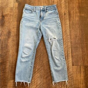 Madewell Light Blue High Rise Women Jeans
